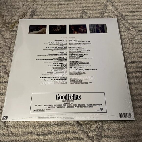 Goodfellas Soundtrack LP ~ Ltd Ed Colored Vinyl (Blue) ~ New/Sealed! - Picture 4 of 4